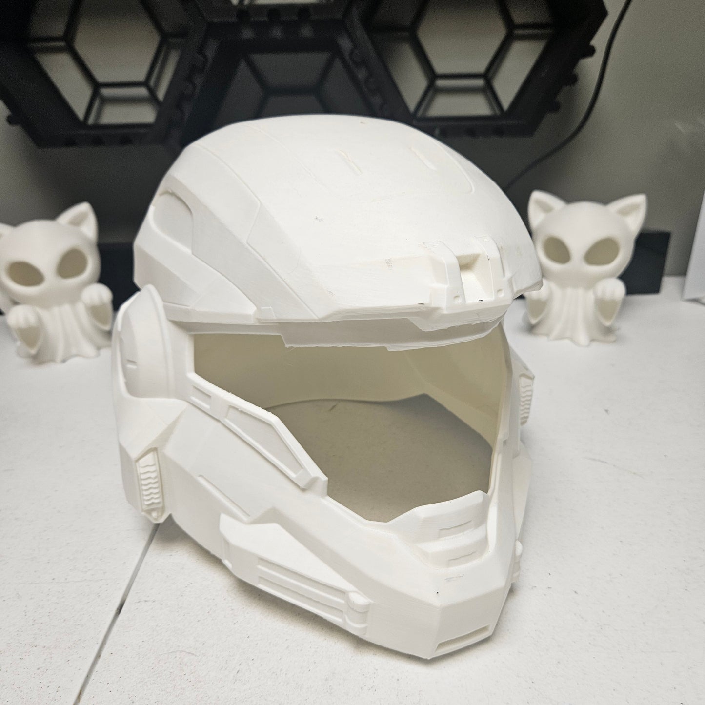 HALO inspired fan made helmet noble  (RAW PRINT)
