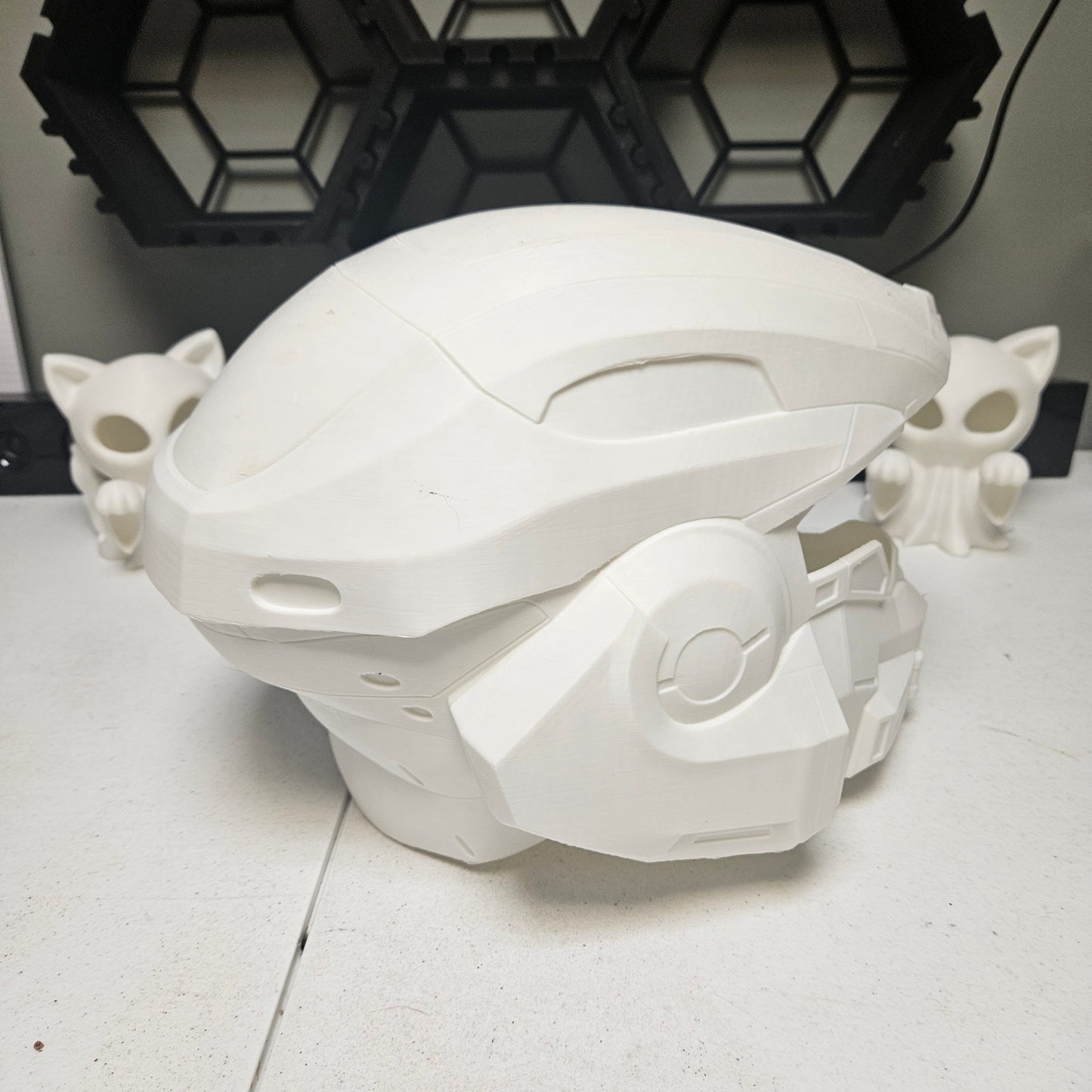 HALO inspired fan made helmet noble  (RAW PRINT)