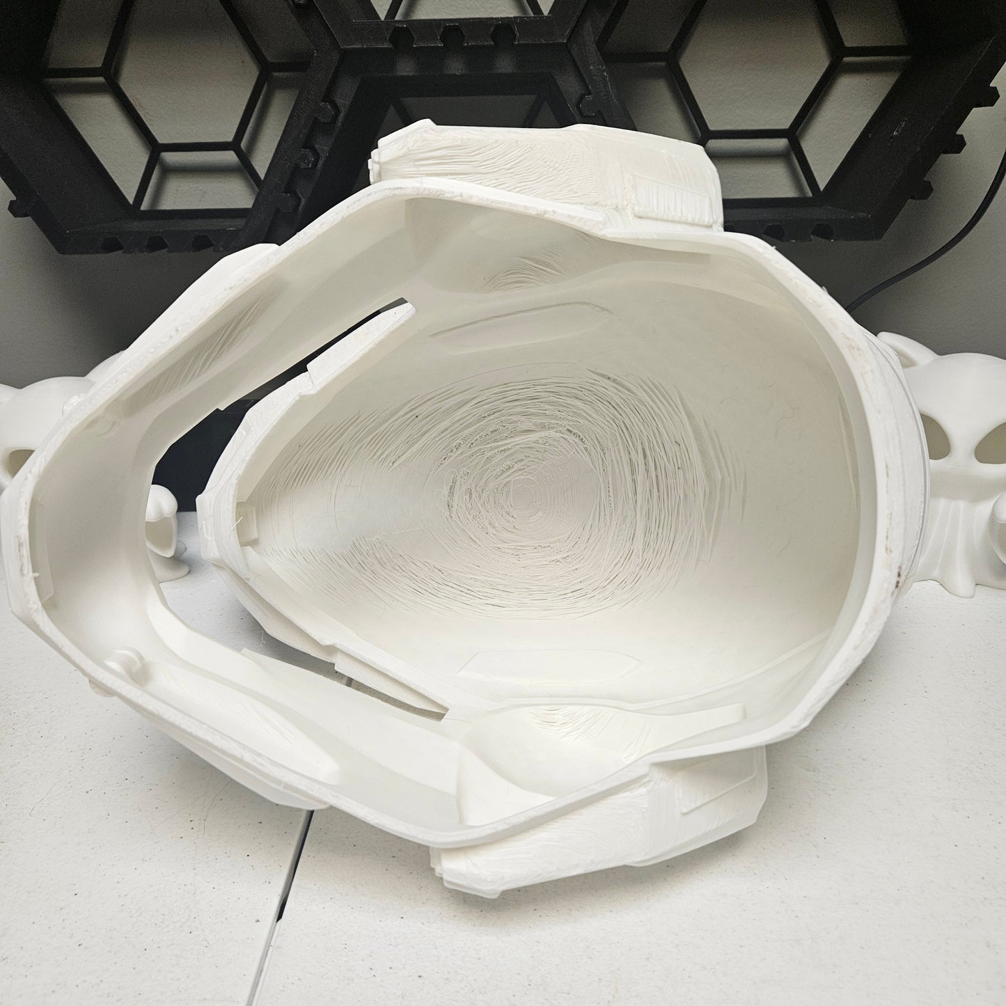HALO inspired fan made helmet noble  (RAW PRINT)
