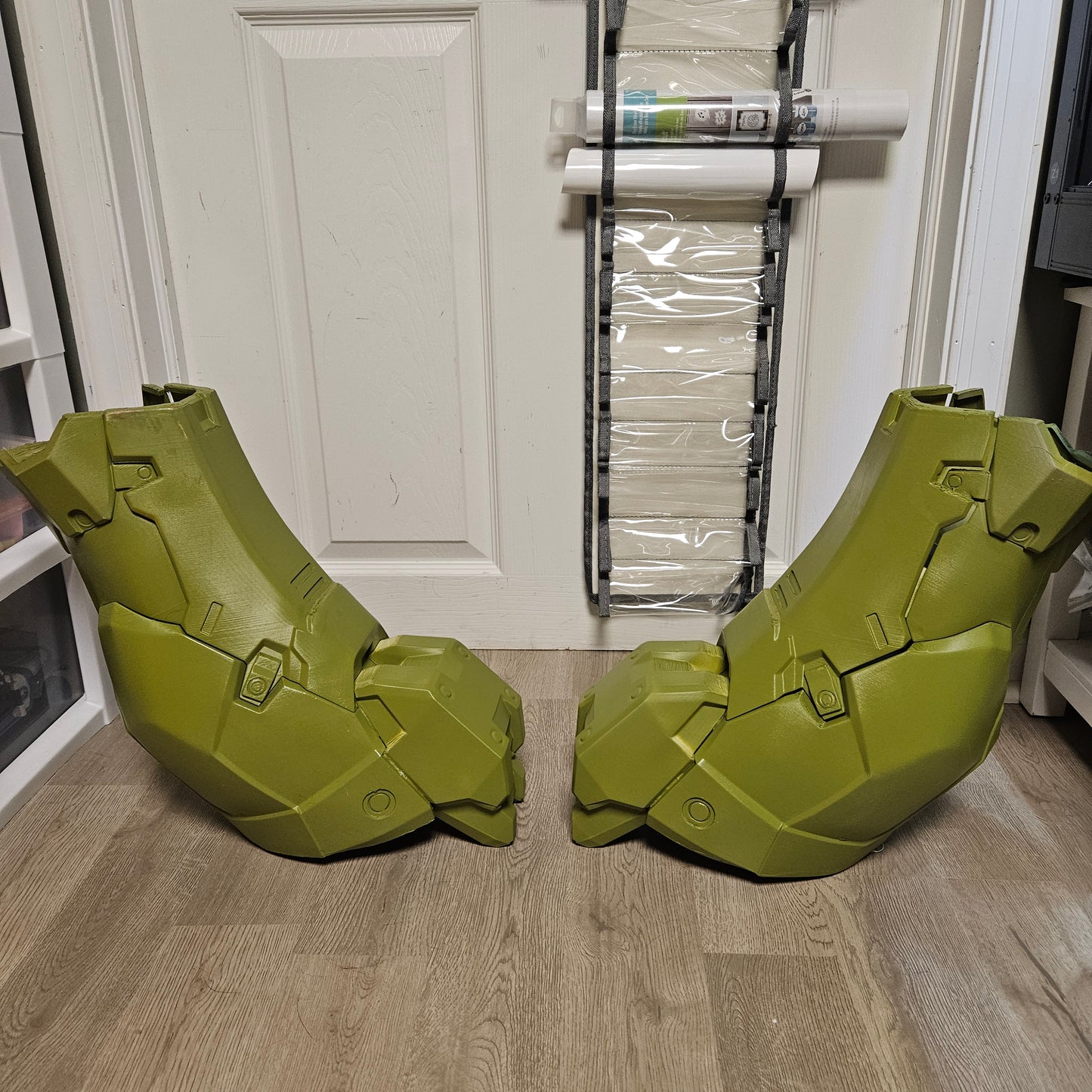 Fan inspired halo calves 3d printed left and right with knees (sold as set)