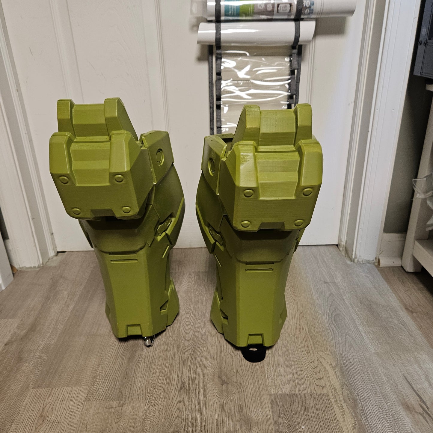 Fan inspired halo calves 3d printed left and right with knees (sold as set)