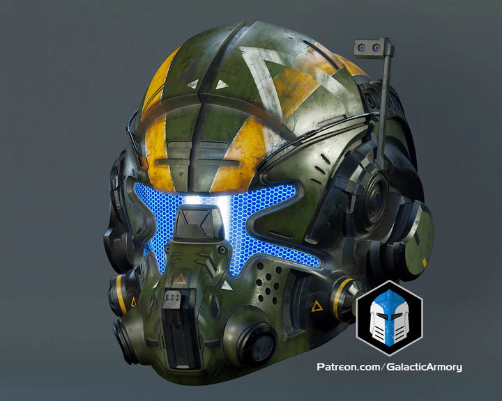Titan Falls Fan Inspired Helmet  (Made to order) 1 week production